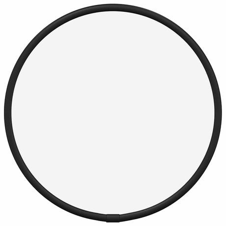 Vidaxl Wall Mirror Round Ø20 cm sort