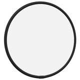 Vidaxl Wall Mirror Round Ø20 cm sort