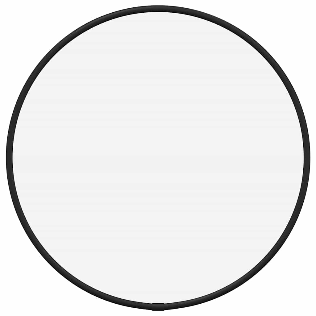 Vidaxl Wall Mirror Round Ø30 cm sort