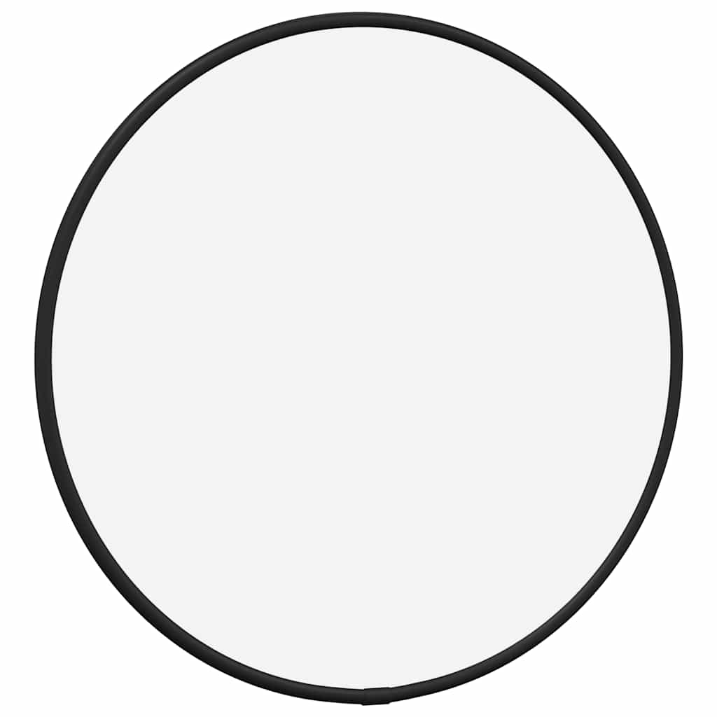 Vidaxl Wall Mirror Round Ø30 cm sort
