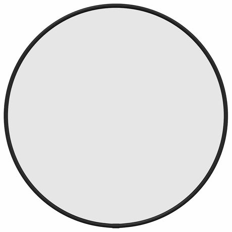 Vidaxl Wall Mirror Round Ø40 cm sort sort