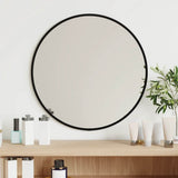 Vidaxl Wall Mirror Round Ø40 cm sort sort