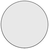Vidaxl Wall Mirror Round Ø60 cm sort sort