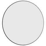 Vidaxl Wall Mirror Round Ø60 cm sort sort