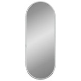 Vidaxx vægspejl 40x15 cm oval sølvfarvet