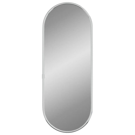 Vidaxx vægspejl 40x15 cm oval sølvfarvet