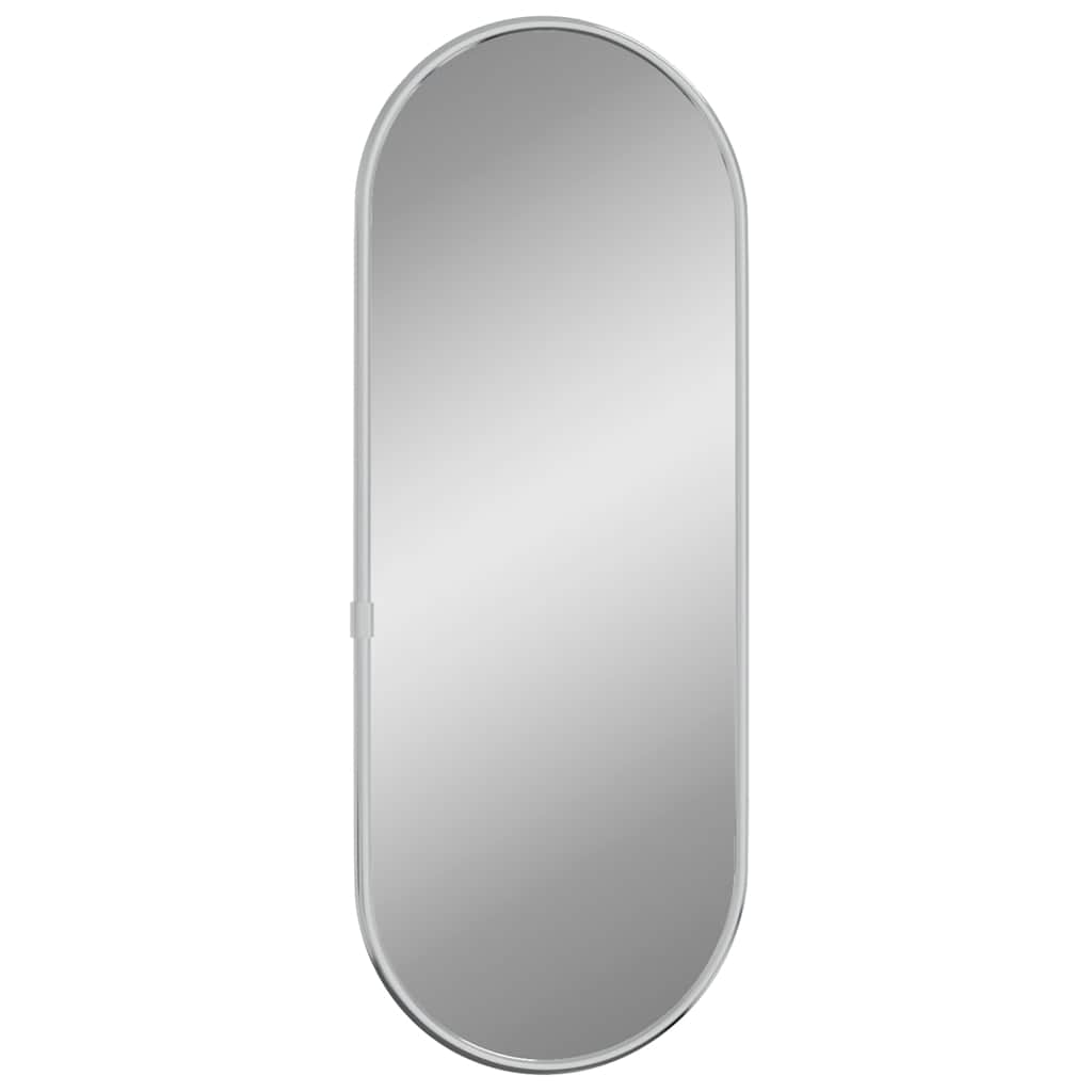 Vidaxx vægspejl 40x15 cm oval sølvfarvet