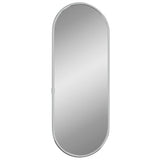 Vidaxx vægspejl 40x15 cm oval sølvfarvet
