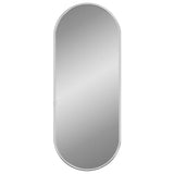 Vidaxl Wall Mirror 50x20 cm Oval sølvfarvet