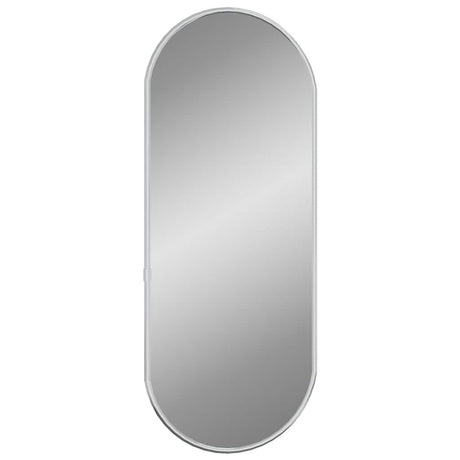 Vidaxl Wall Mirror 50x20 cm Oval sølvfarvet