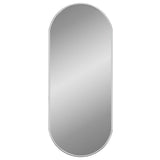Vidaxl Wall Mirror 60x25 cm Oval sølvfarvet
