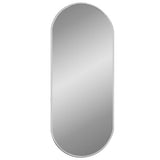 Vidaxl Wall Mirror 60x25 cm Oval sølvfarvet