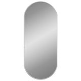Vidaxl Wall Mirror 70x30 cm Oval sølvfarvet