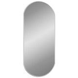 Vidaxl Wall Mirror 70x30 cm Oval sølvfarvet