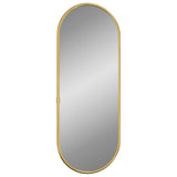 Vidaxx vægspejl 40x15 cm oval guldfarvet