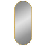 Vidaxl Wall Mirror 50x20 cm Oval guldfarvet