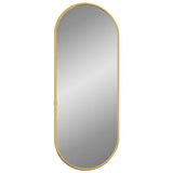 Vidaxl Wall Mirror 50x20 cm Oval guldfarvet