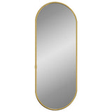 Vidaxl Wall Mirror 60x25 cm Oval guldfarvet