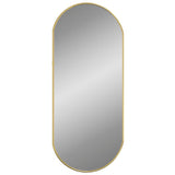 Vidaxx vægspejl 70x30 cm oval guldfarvet