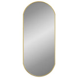 Vidaxx vægspejl 70x30 cm oval guldfarvet