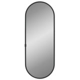 Vidaxx vægspejl 40x15 cm oval sort