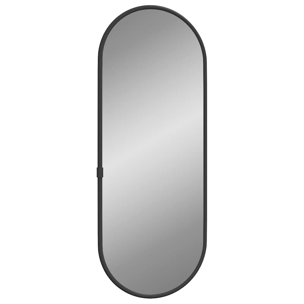 Vidaxx vægspejl 40x15 cm oval sort