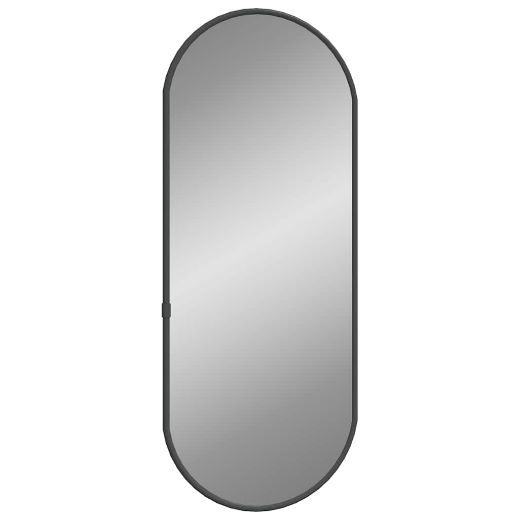 Vidaxx væg spejl 50x20 cm oval sort