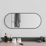 Vidaxl Wall Mirror 60x25 cm Oval sort