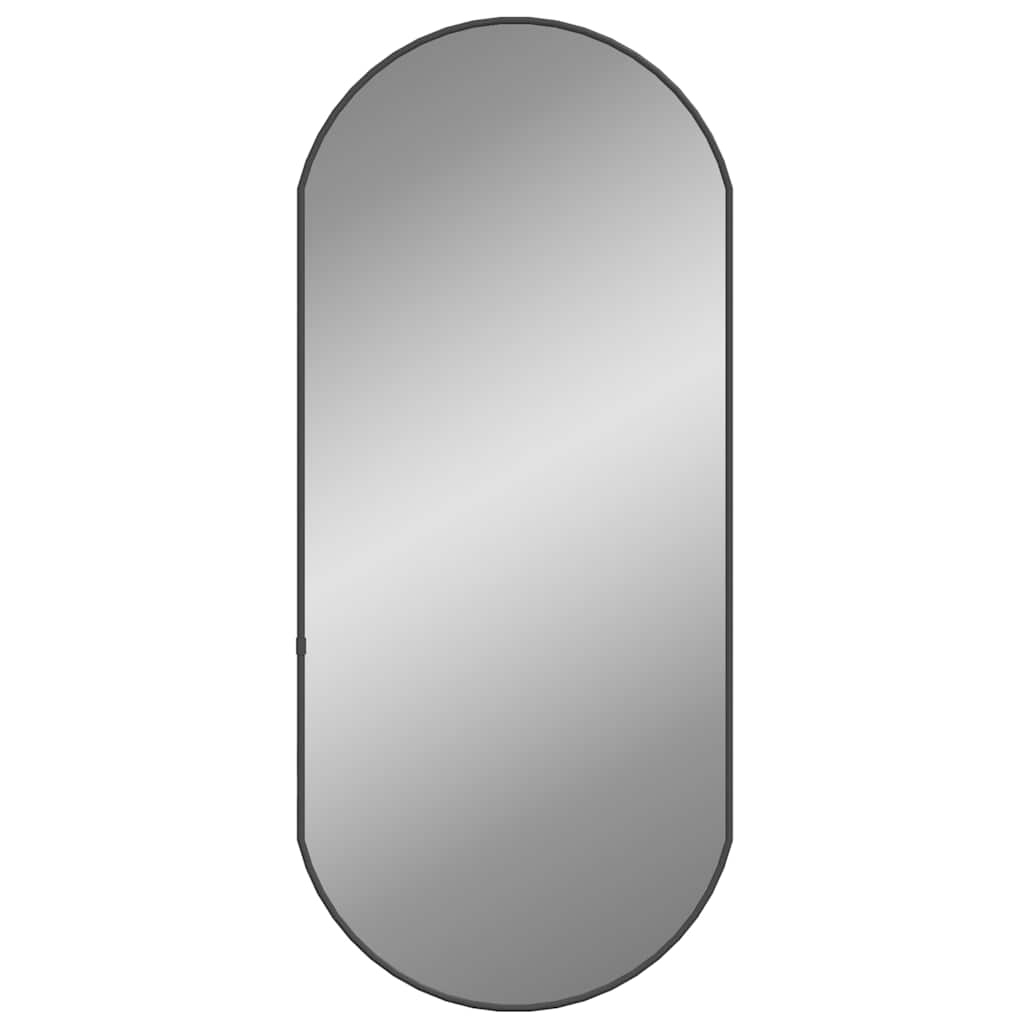 Vidaxl Wall Mirror 80x35 cm Oval sort