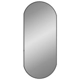 Vidaxl Wall Mirror 80x35 cm Oval sort