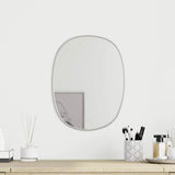 Vidaxl Wall Mirror 30x25 cm sølvfarvet