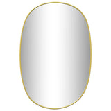 Vidaxl Wall Mirror 50x35 cm guldfarvet