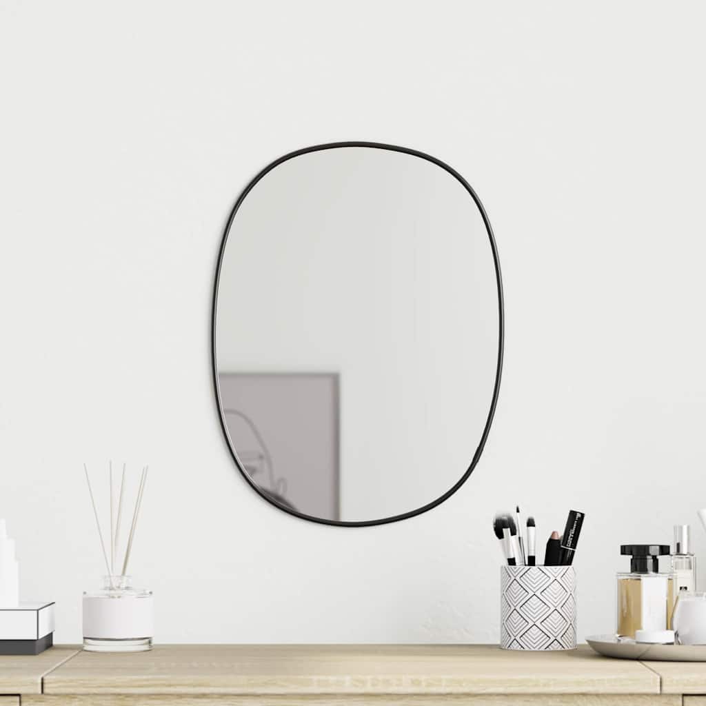 Vidaxl Wall Mirror 30x25 cm sort