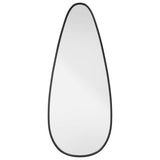 VidaXL Vægspejl 60x25 cm sort