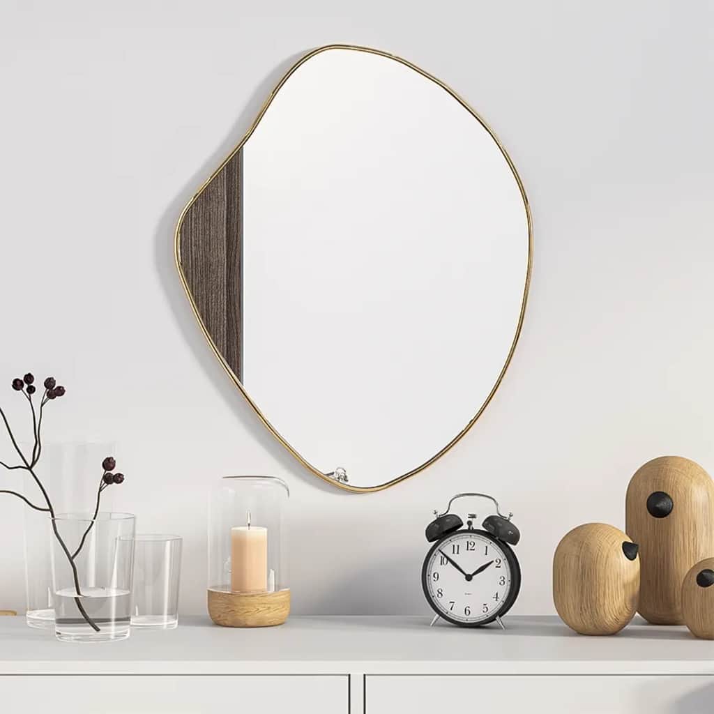 Vidaxx Wall Mirror 50x40 cm guldfarvet