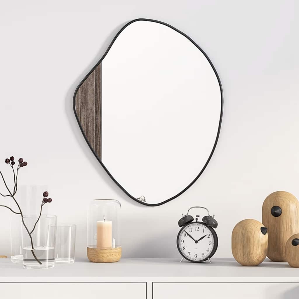 Vidaxx Wall Mirror 50x40 cm sort