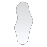 Vidaxx Wall Mirror 80x35 cm sølvfarvet
