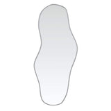 Vidaxx Wall Mirror 90x40 cm sølvfarvet