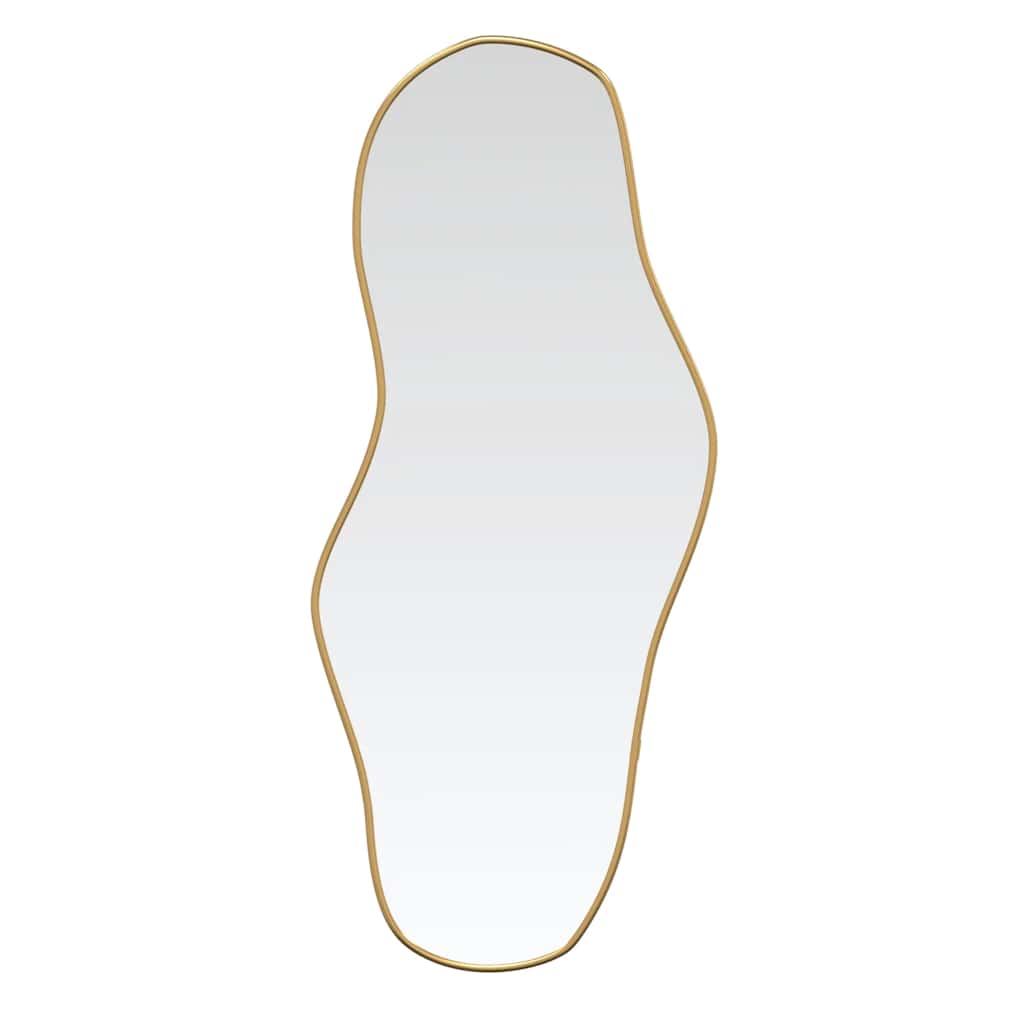 Vidaxx Wall Mirror 90x40 cm guldfarvet