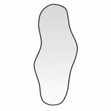 Vidaxl Wall Mirror 80x35 cm sort
