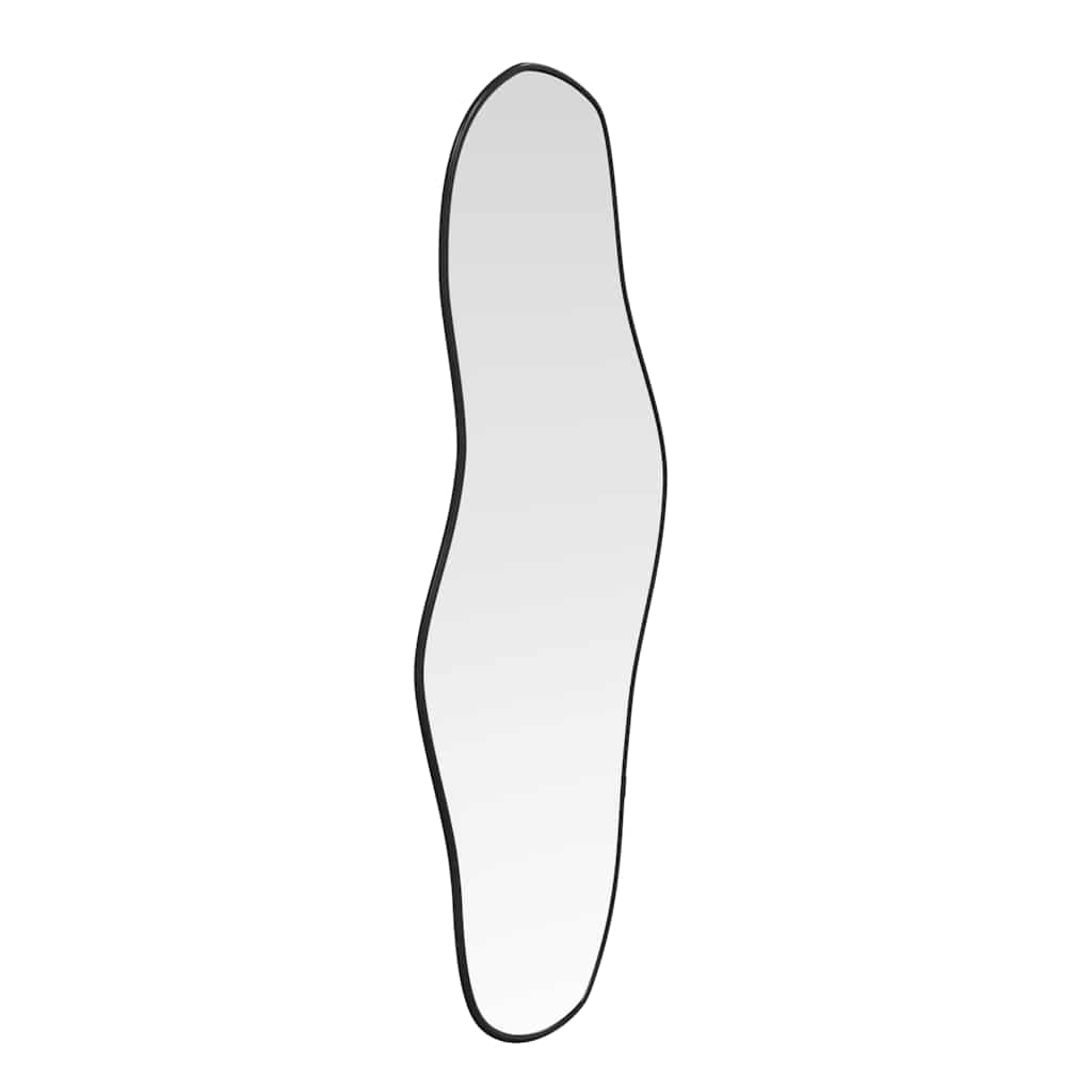 Vidaxl Wall Mirror 80x35 cm sort
