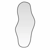 Vidaxl Wall Mirror 100x45 cm sort