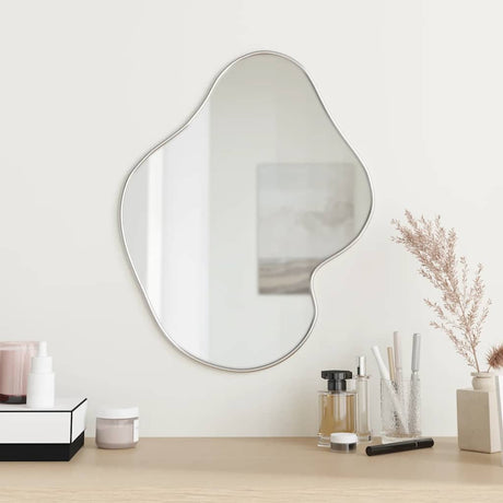 Vidaxl Wall Mirror 50x40 cm sølvfarvet