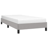 Vidaxl bedframe zonder matras 80x200 cm stof lichtgrijs