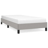 Vidaxl bedframe zonder matras 90x190 cm stof lichtgrijs