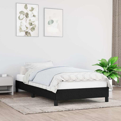 Vidaxl bedframe zonder matras 90x190 cm stof zwart