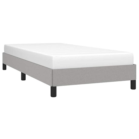 Vidaxl bedframe zonder matras 100x200 cm stof lichtgrijs
