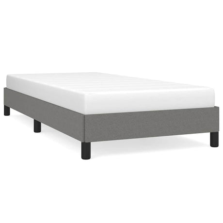 Vidaxl bedframe zonder matras 100x200 cm stof donkergrijs