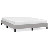 Vidaxl bedframe zonder matras stof lichtgrijs 140x190 cm