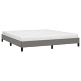 Vidaxl bedframe zonder matras stof donkergrijs 160x200 cm